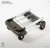 Foldable aluminum trolley, flatbed trolley, handcart Item Picture